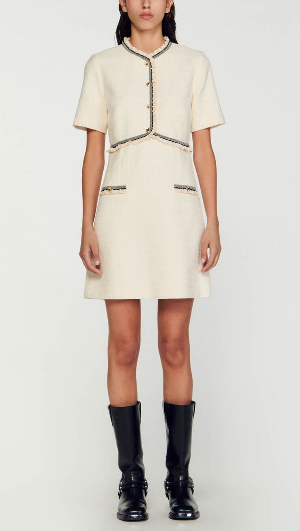 AIIZIE SHORT TWEED DRESS - product image