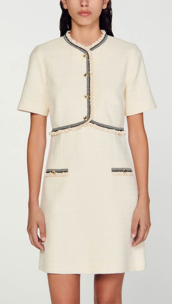 AIIZIE SHORT TWEED DRESS - product image