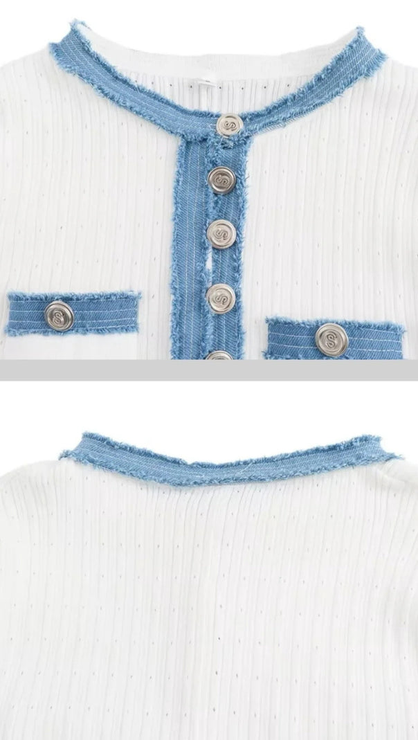 ABITO MIDI IN MAGLIA A COSTINE