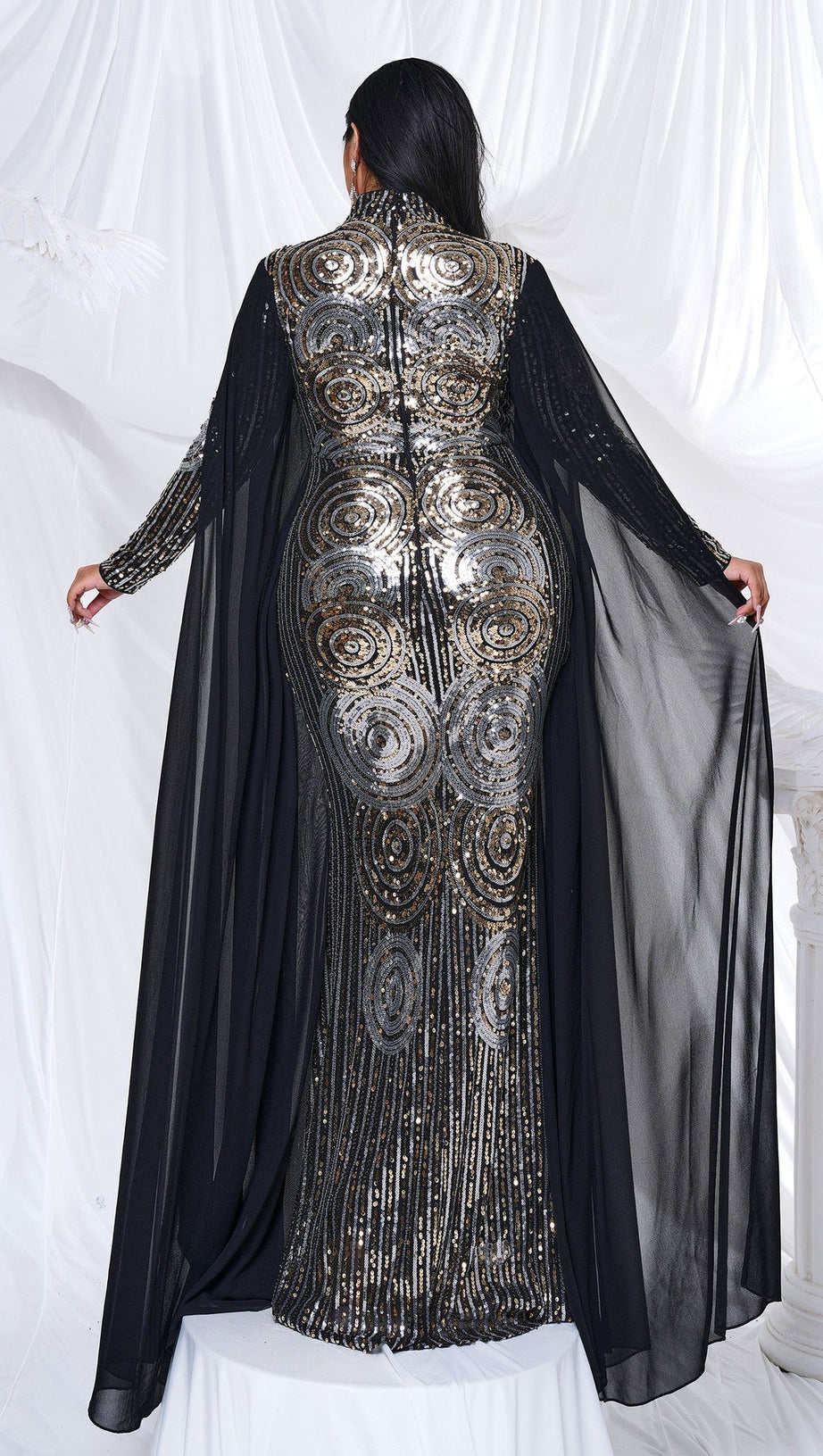 KAMILA MESH MAXI DRESS