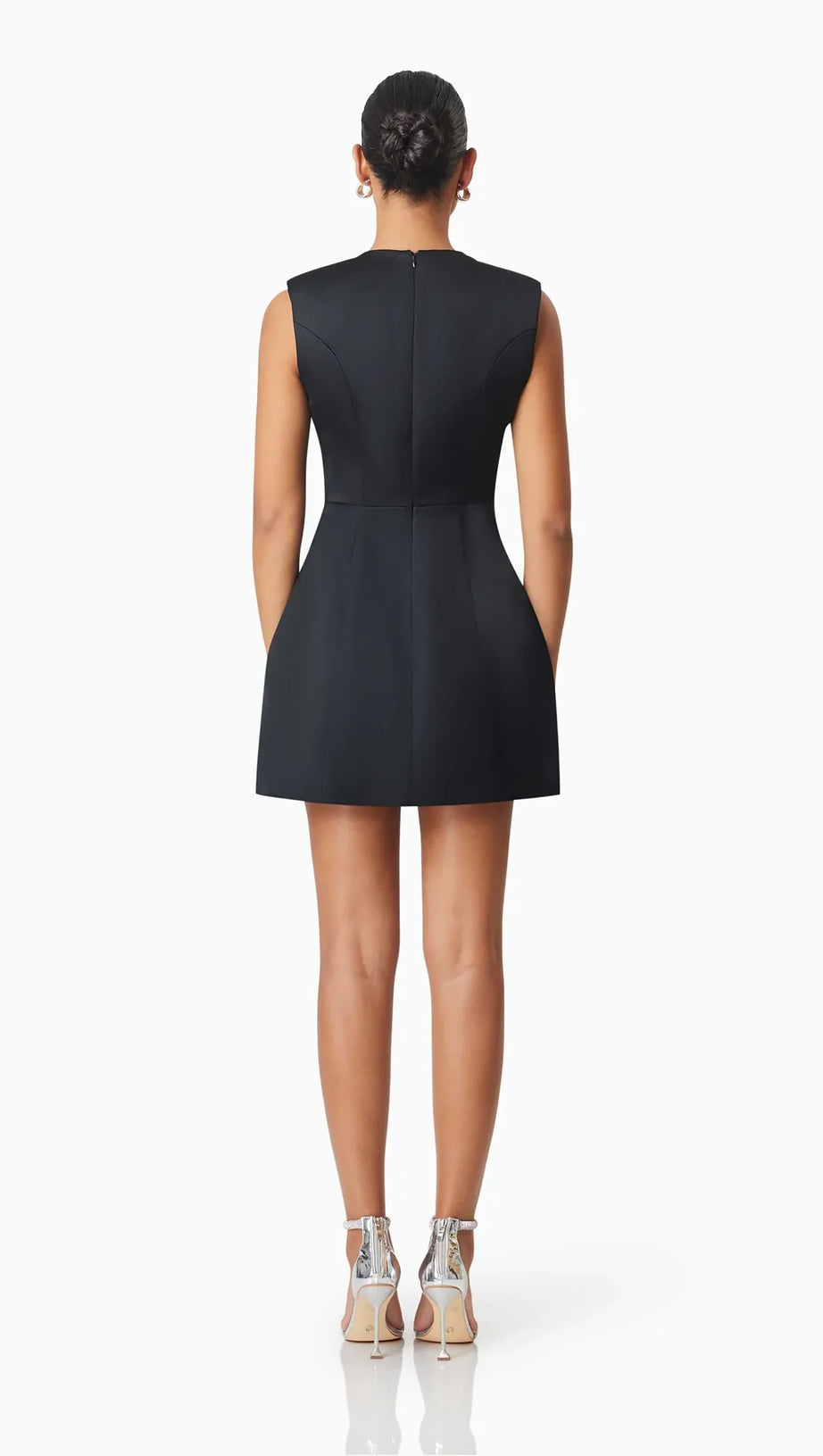 MAIARA DIAMANTE MINI DRESS IN BLACK