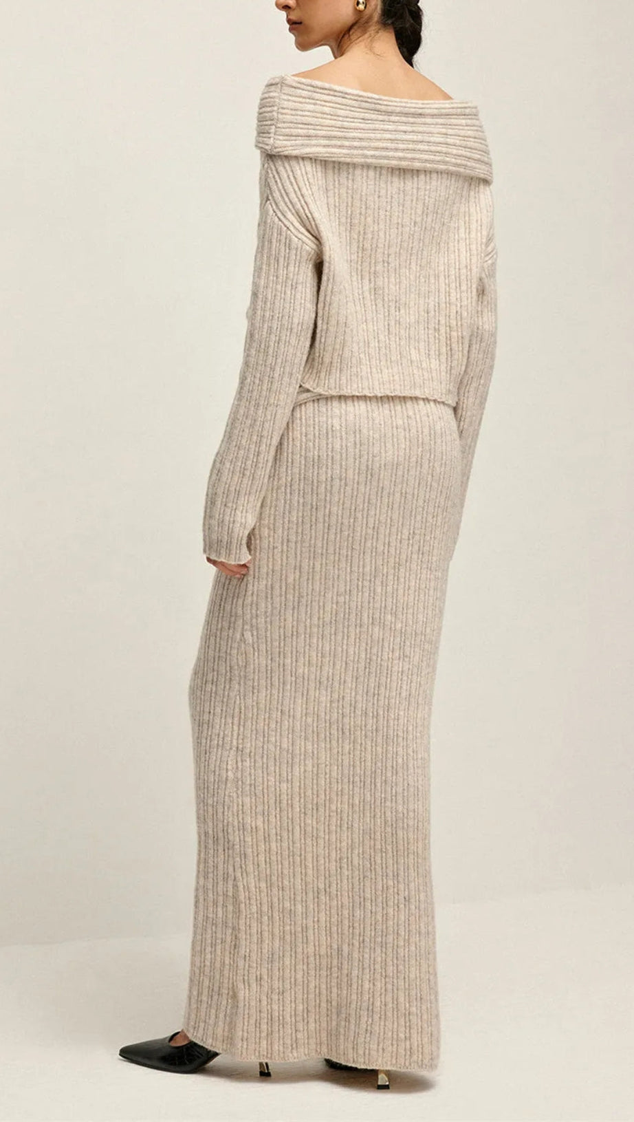 GEORGIA OFF-SHOULDER KNITTED SET