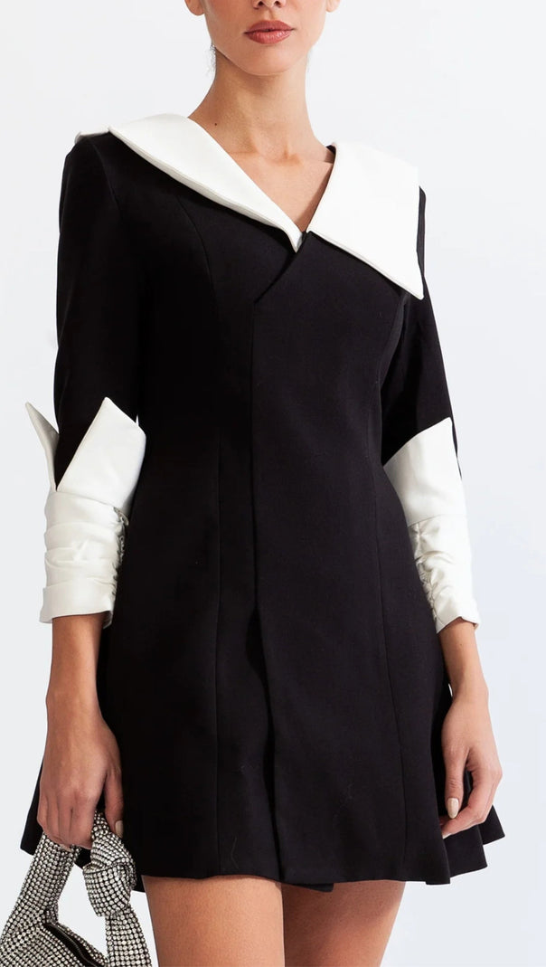 AIIZIE BLACK DOLL DRESS - product image