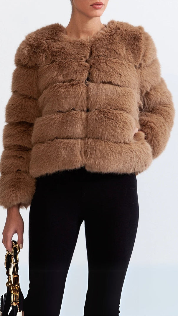 AIIZIE FAUX FUR JACKET - product image