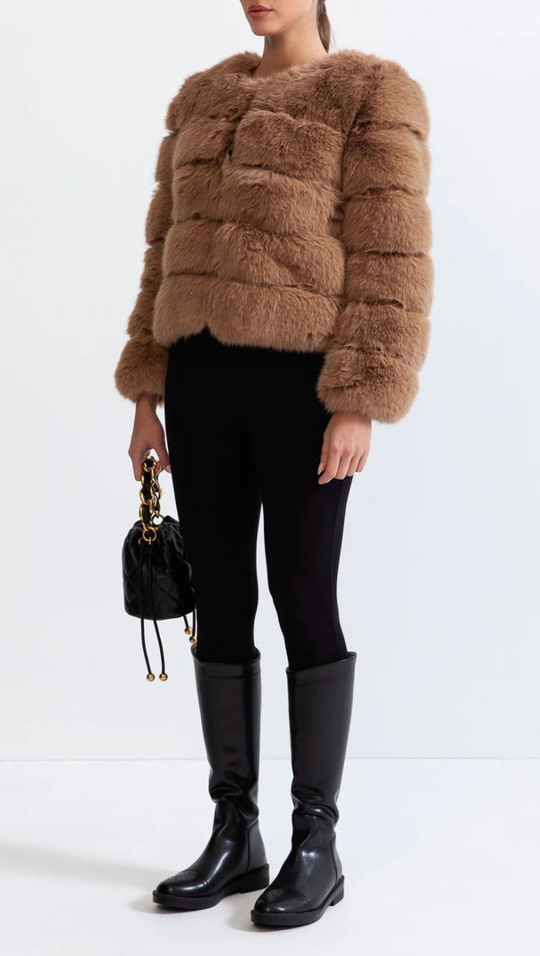 AIIZIE FAUX FUR JACKET - product image
