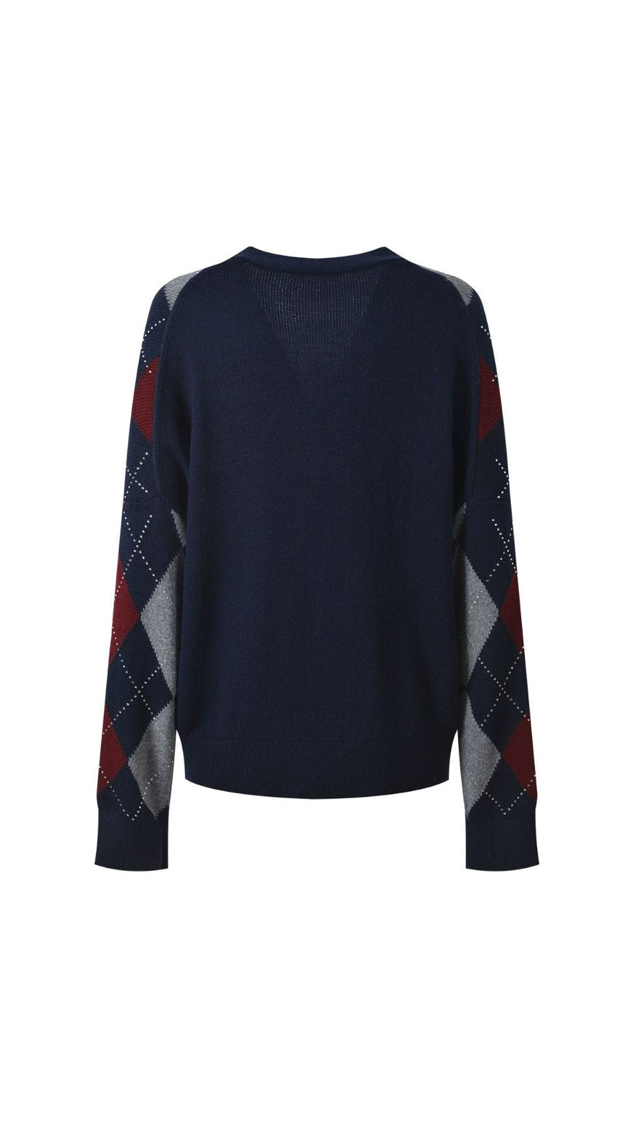 HOWELL CHIC ARGYLE CARDIGAN FOR WOMEN - TIMELESS KNIT WITH MODERN FLAIR