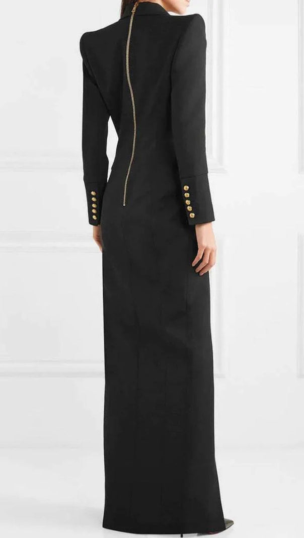 AIIZIE SIMONA TUXEDO MAXI BLAZER DRESS - product image