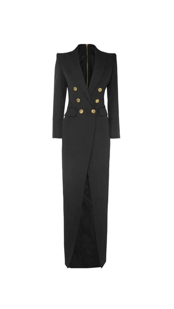 AIIZIE SIMONA TUXEDO MAXI BLAZER DRESS - product image