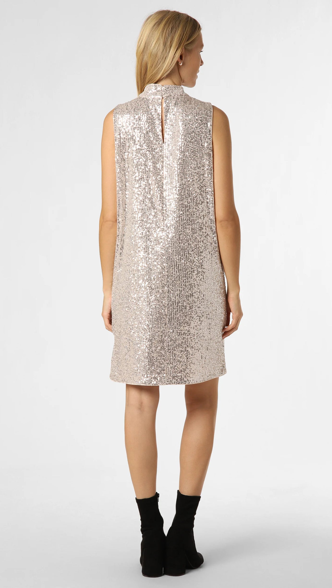 Cocktail-Minikleid in Beige