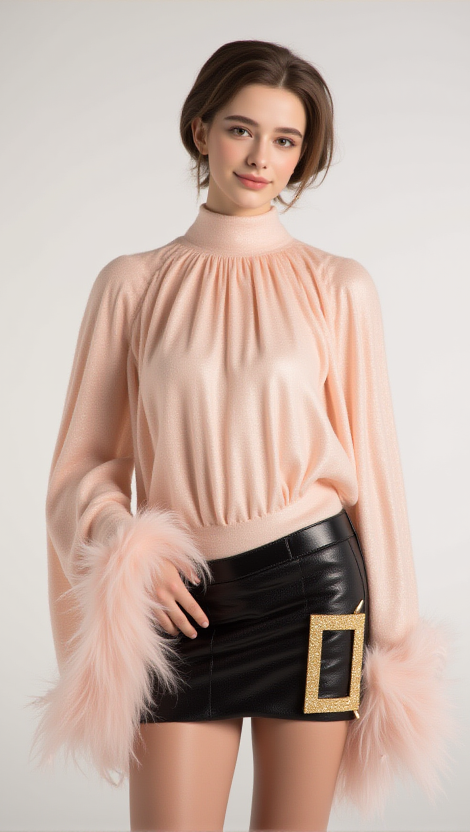 HEDDA LEATHER MINI SKIRT