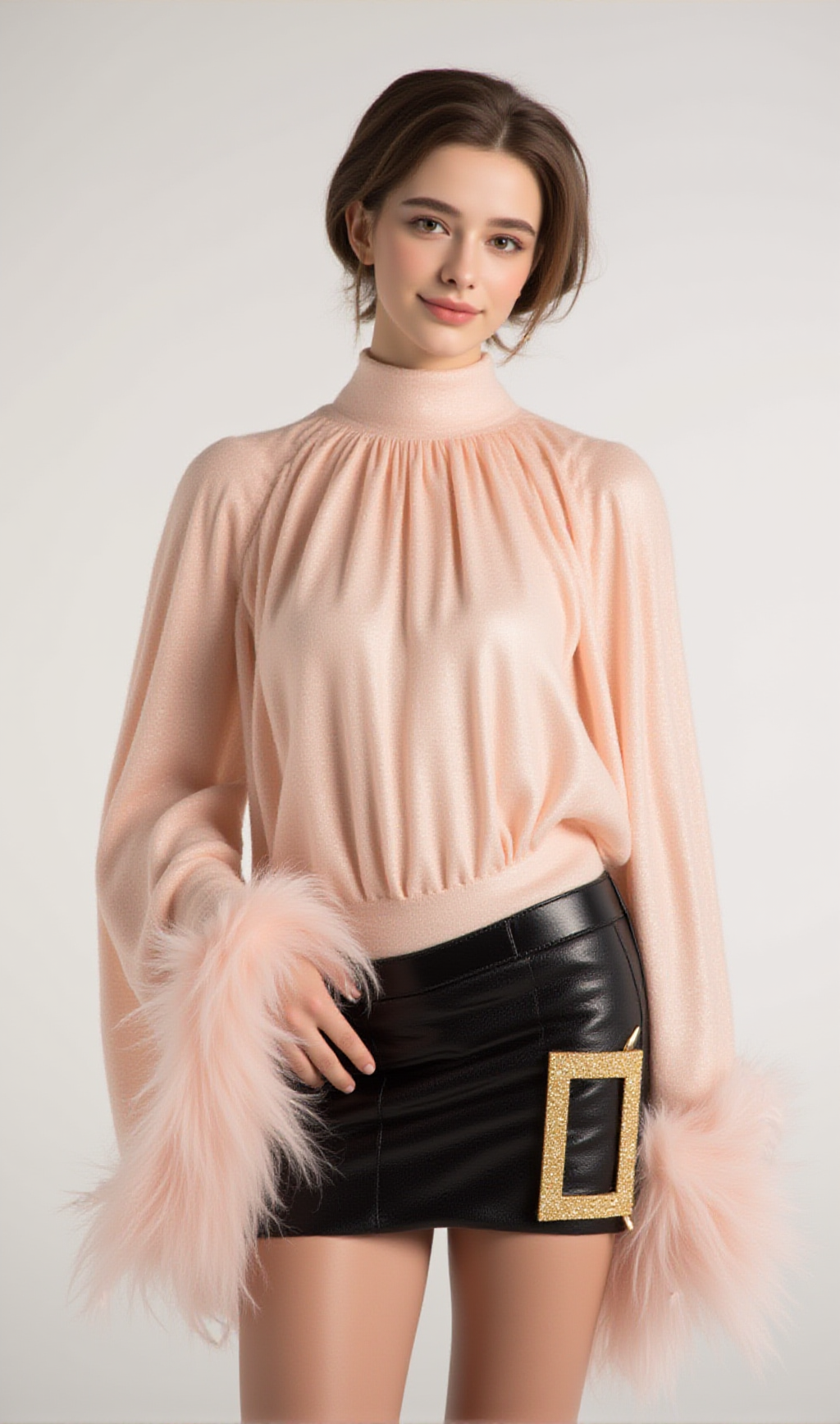 HEDDA LEATHER MINI SKIRT