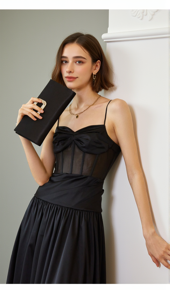 AIIZIE FISHBONE TUBE MAXI DRESS - product image