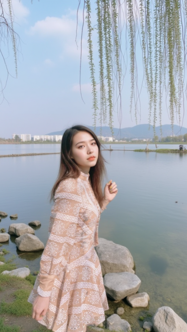 AIIZIE VINTAGE LONG SLEEVE MINI DRESS - product image