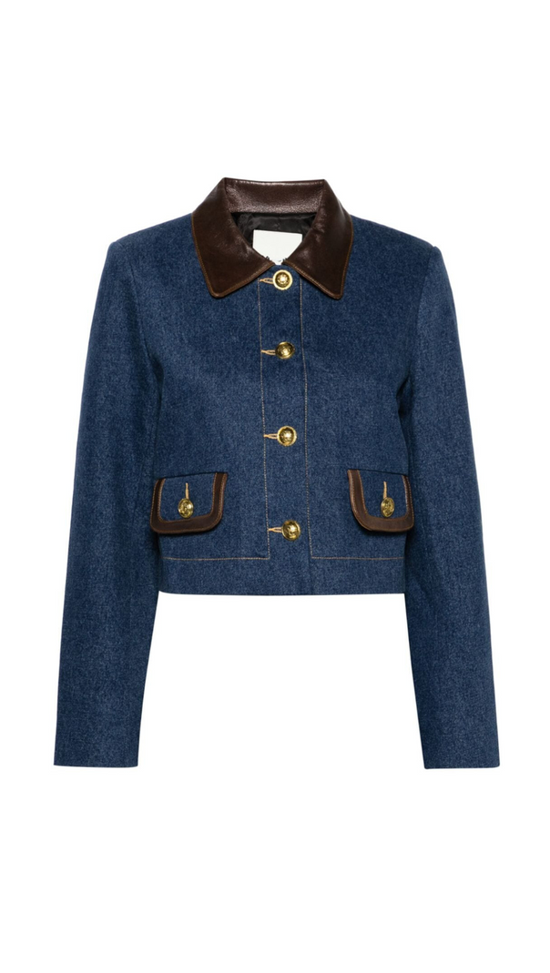 AIIZIE TOSCANE DOUBLE BREASTED BLAZER IN BLUE - product image