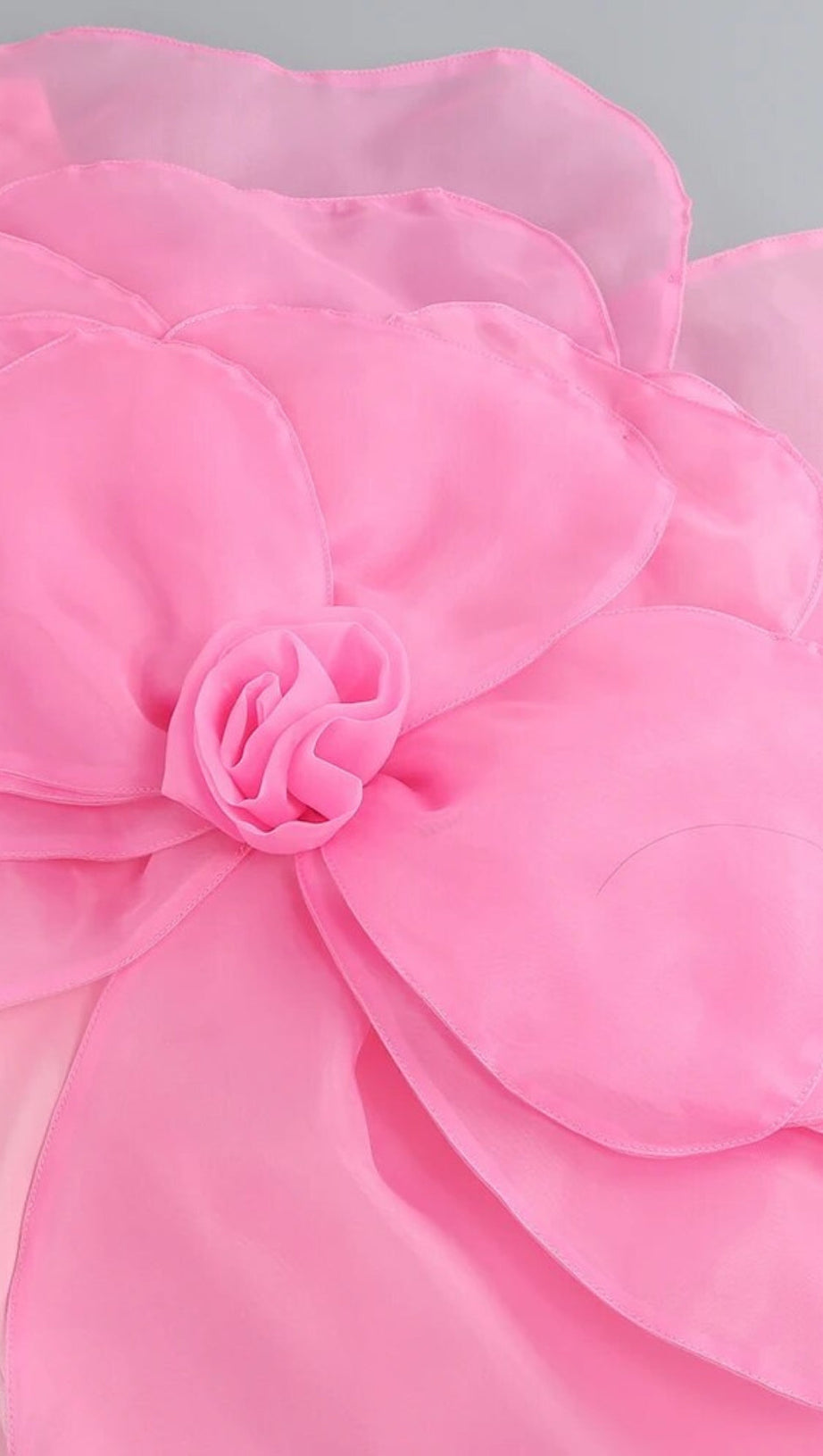 ONE SHOULDER FLOWER MINI DRESS IN PINK