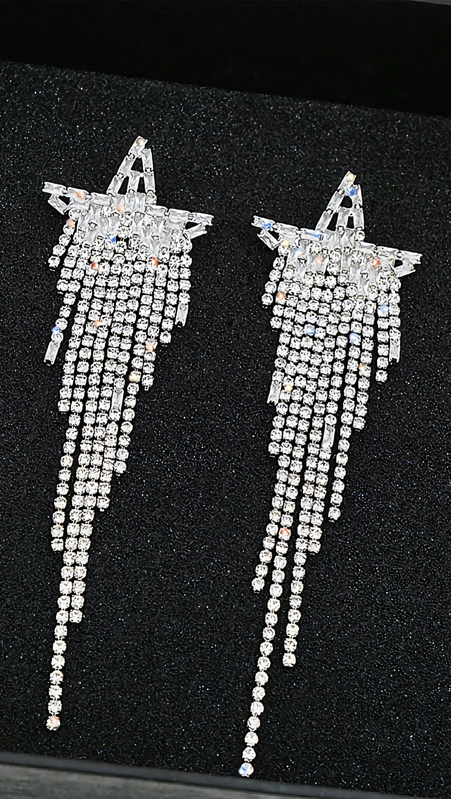 WREN PENTAGONAL STAR EARRINGS