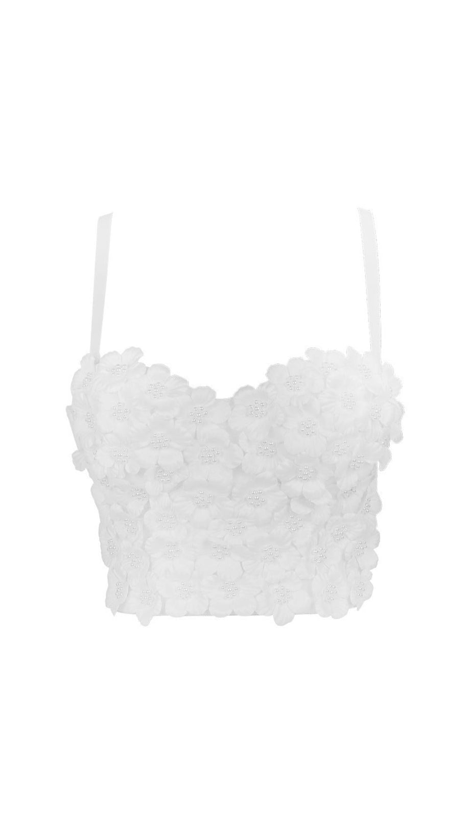 PINK FLOWER CRYSTAL TOP