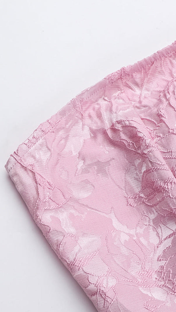 AIIZIE SALOME MINI DRESS - BLUSH - product image