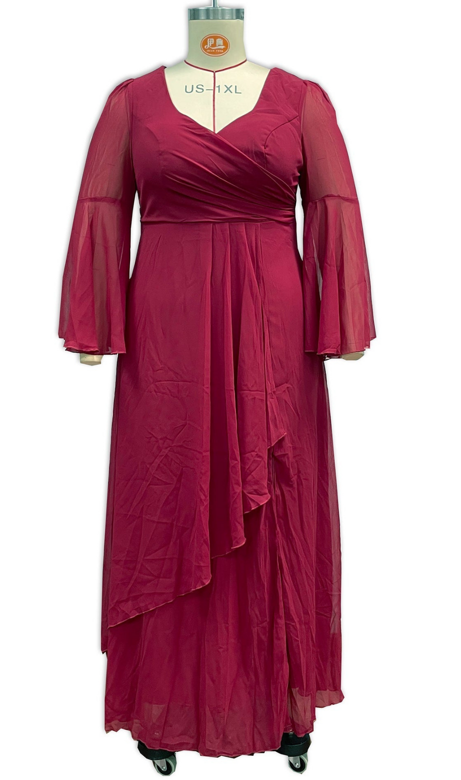 Persephone V-Neck Split Maxi Dress