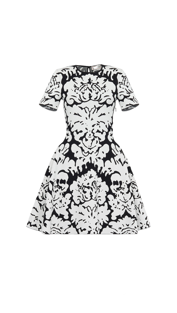 AIIZIE FLORAL-PATTERN STRETCH-KNIT MINI DRESS - product image