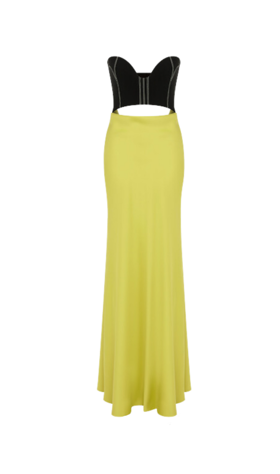 MAXI ABITO ABITO MAVIS CORSETRY SENZA SPALLINE