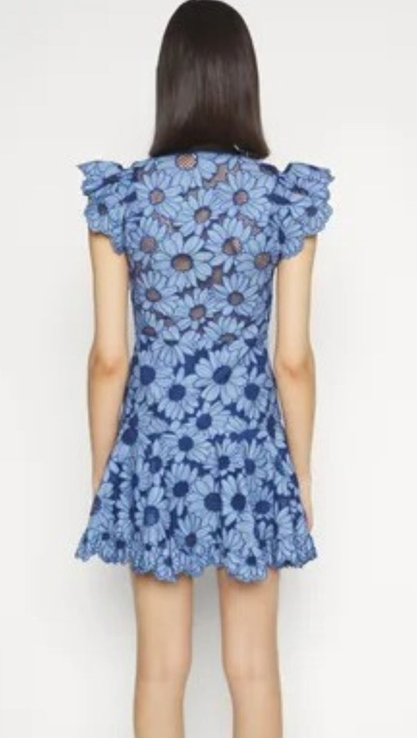 AIIZIE ANNIS FLOWER PRINTED MINI DRESS - product image