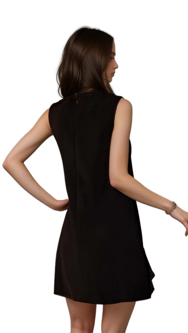 AIIZIE BLANCHE BALIUS SLEEVELESS FLOWER MINI DRESS - product image