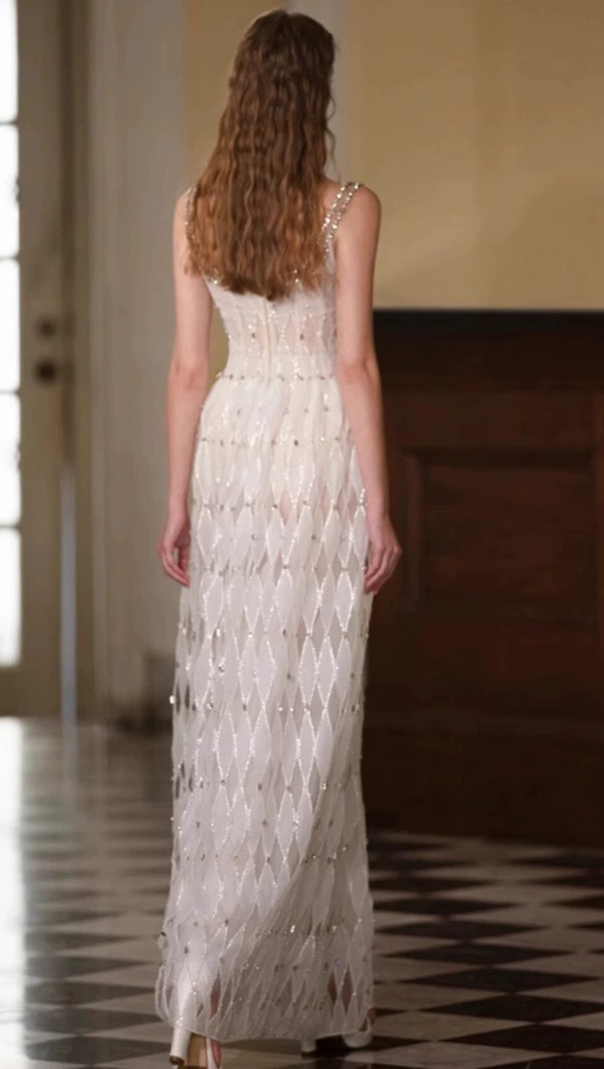 AIIZIE APPHIA BEAD MAXI DRESS - product image