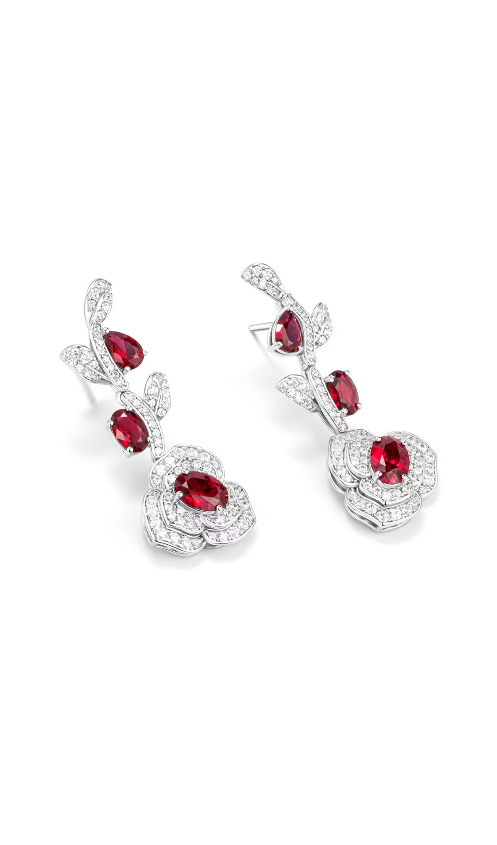 AIIZIE AZORITE ROSE GEM EARRINGS - product image