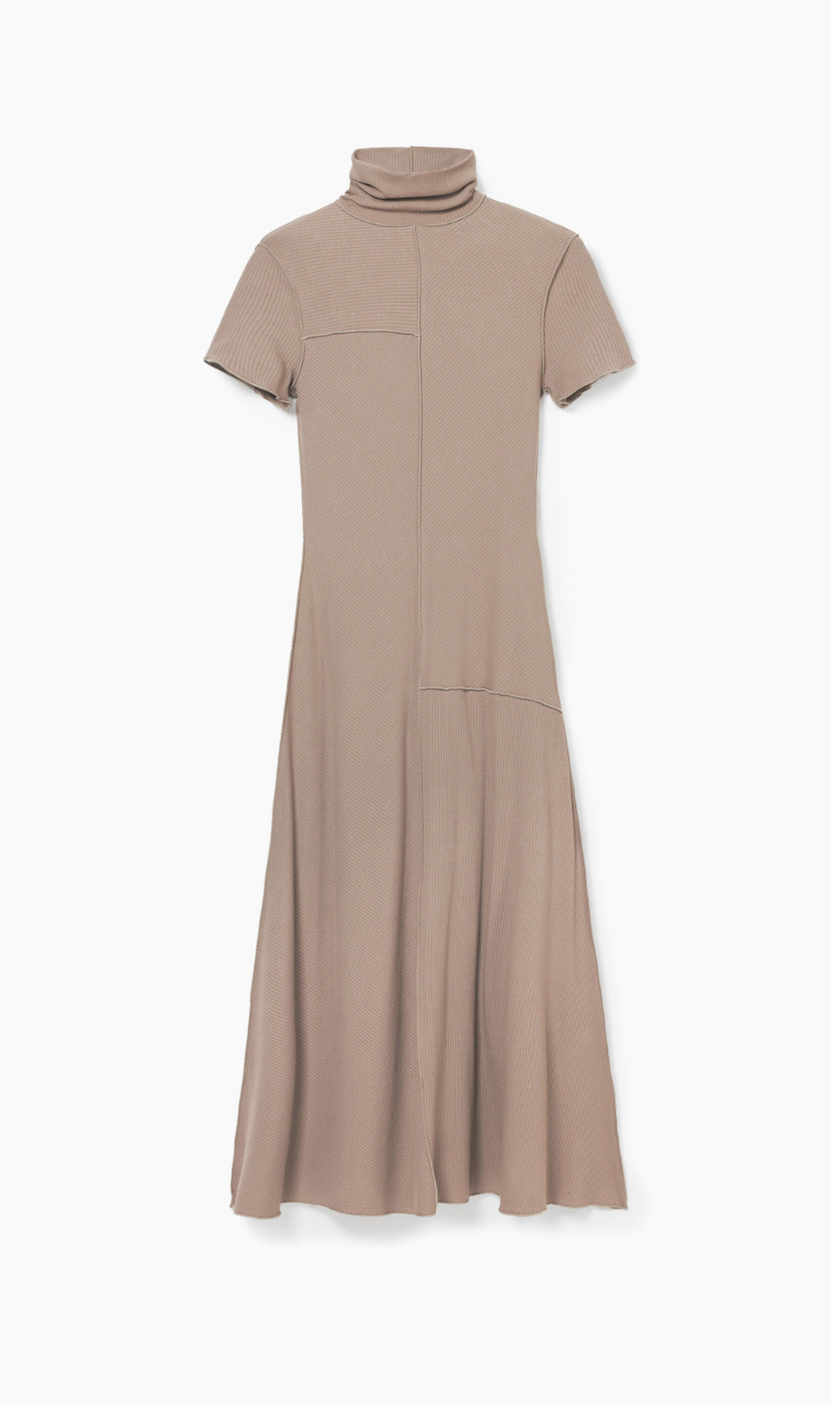 Midikleid mit hohem Halsausschnitt 