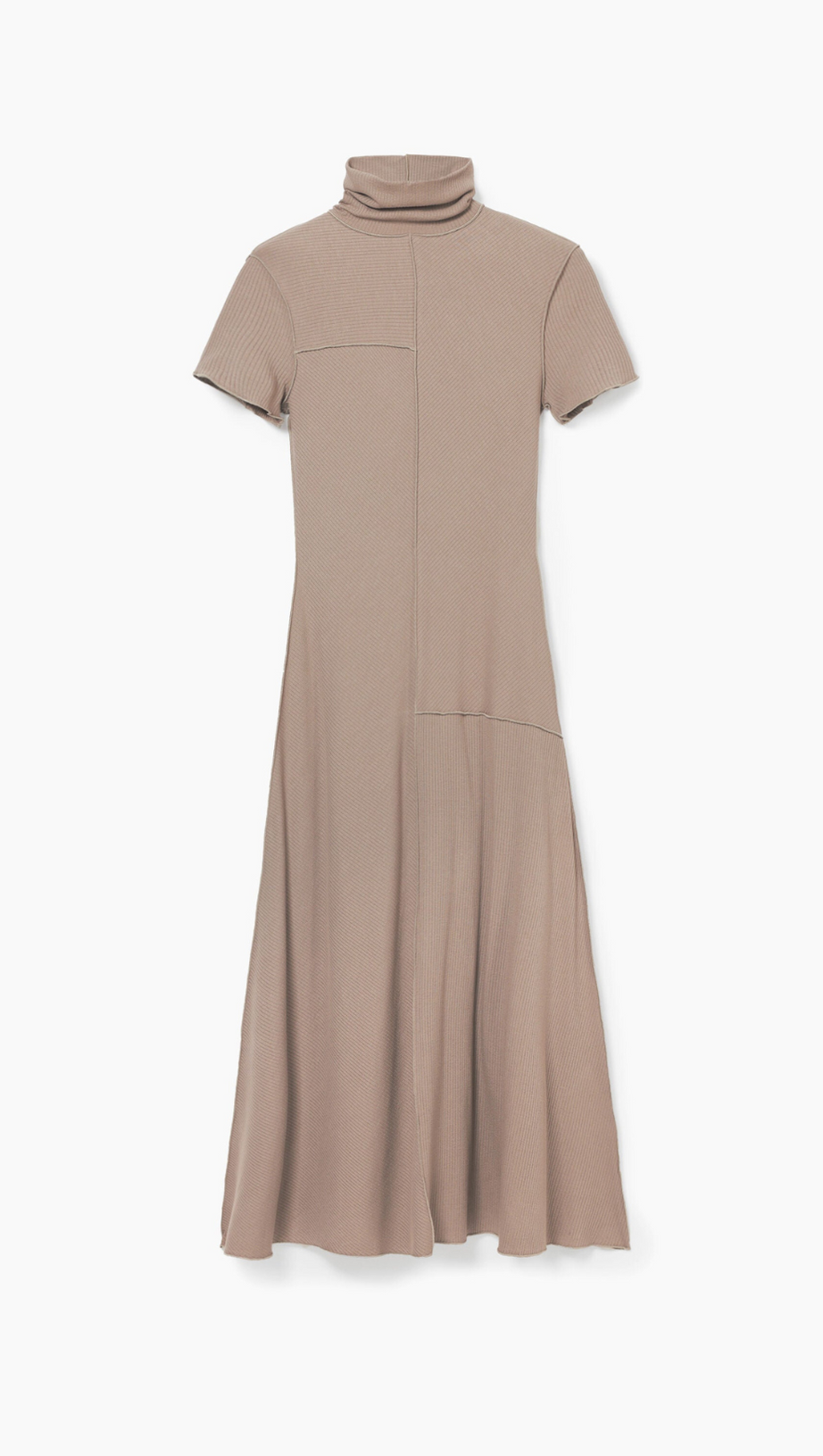 Midikleid mit hohem Halsausschnitt 