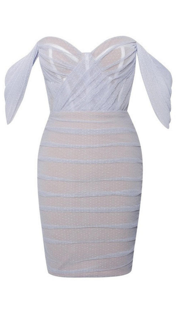 Off the Shoulder Bodycon Mini Dress