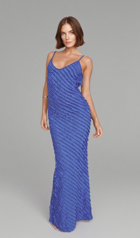 RUNAWAY Opaline Maxi Dress Royal Blue