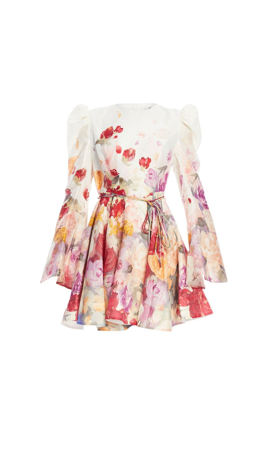 ABITO CORTO MADELINE CON STAMPA FLOREALE MULTICOLORE