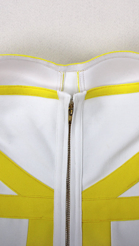 STRAPLESS BODYCON BANDAGE MINI DRESS