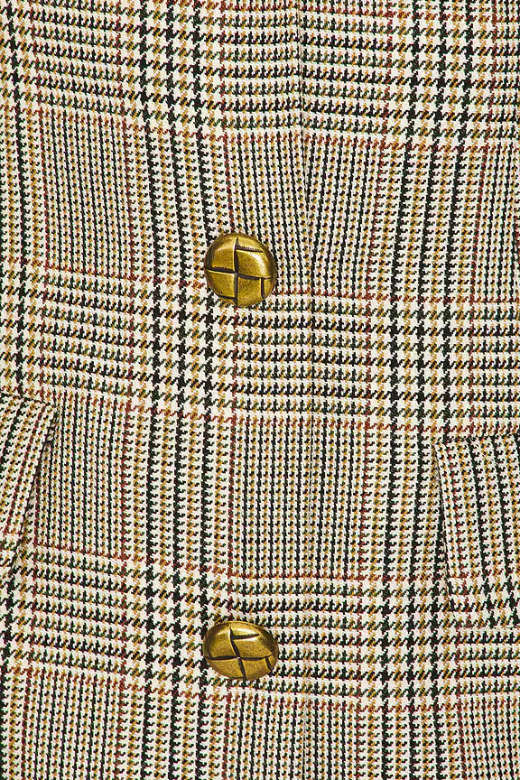AIIZIE CHECK WOOL MINI DRESS - product image