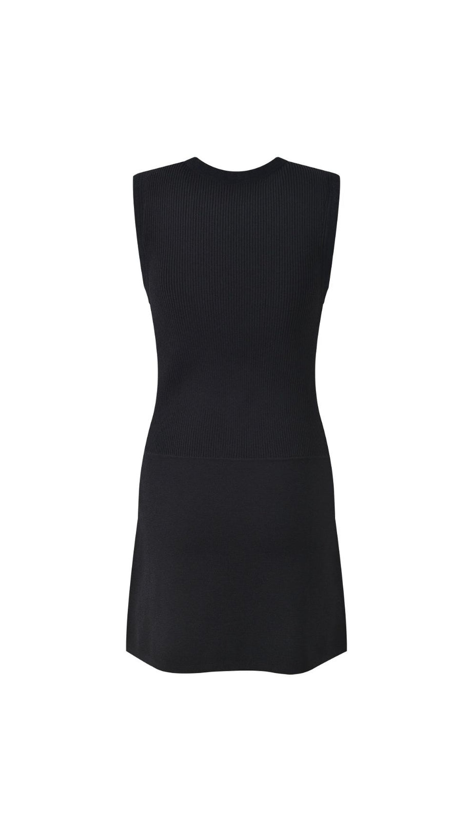 Effortless Chic: Women's Rib Knit Button-Front Mini Dress
