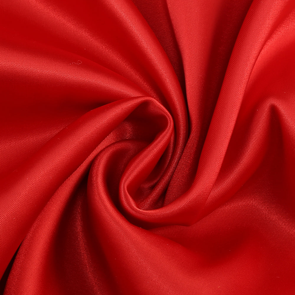 AIIZIE ELMA ONE-SHOULDER CRYSTAL DETAIL HIGH SLIT MAXI DRESS IN RED - product image