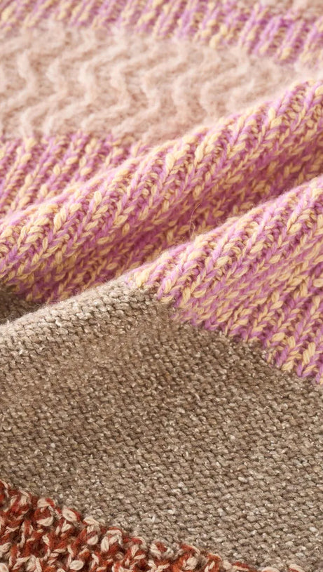 HASEL MULTI-COLOR STRIPED KNIT CARDIGAN - CHIC BOHO LAYERING FOR WOMEN