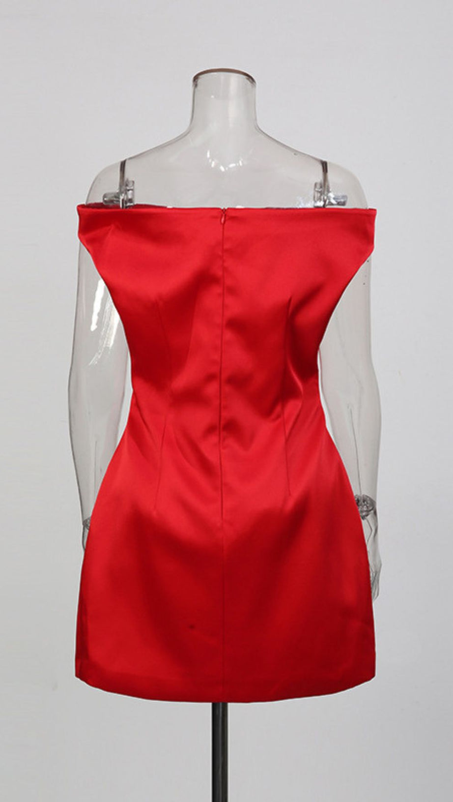 Jameel Red Off-Shoulder Mini Dress | Glamorous Party & Date Night Style