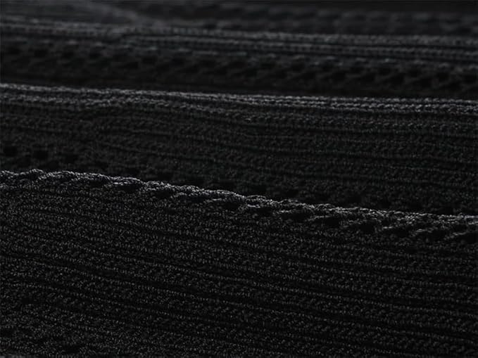 URSULA BLACK KNIT PEPLUM MINI DRESS