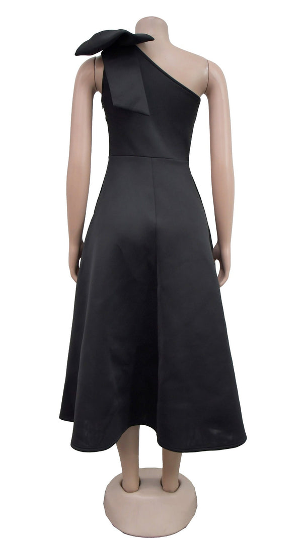 AIIZIE ARABELLE BOW MIDI DRESS - product image