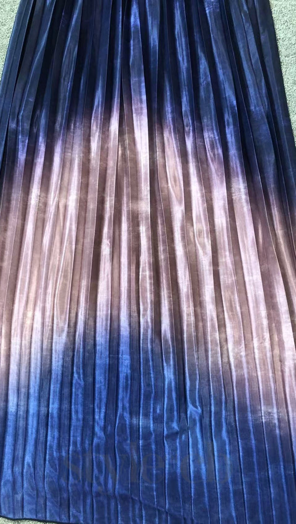 AIIZIE BRIANNA PLEATED SHIMMER GOWN - product image