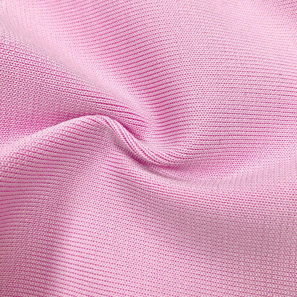 AIIZIE 3D FLOWER NECK MINI DRESS IN PINK - product image