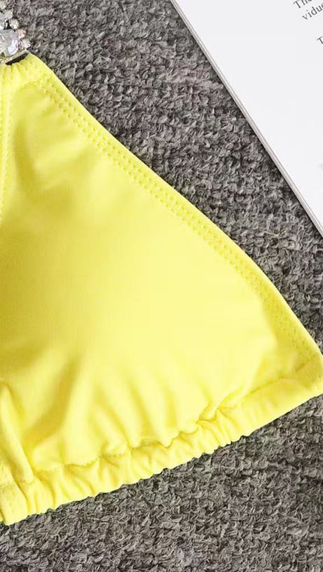 GELBER DIAMANT-BIKINI 