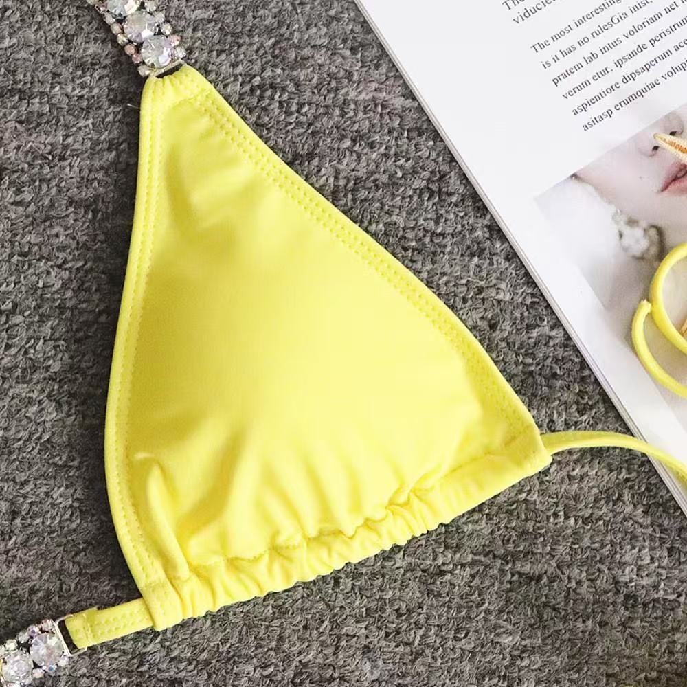 AIIZIE YELLOW DIAMOND BIKINI - product image