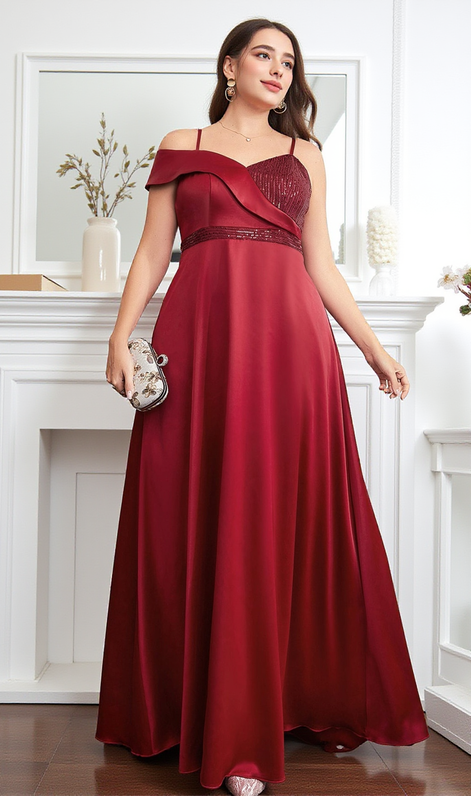 Romina Maxikleid mit Trägern
