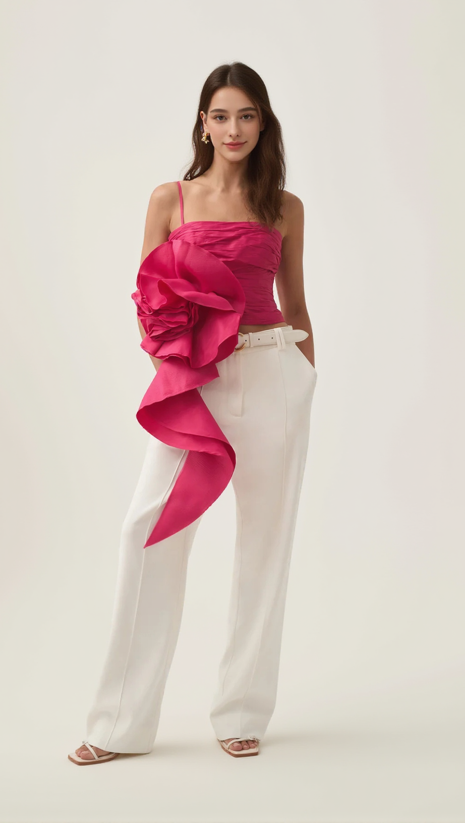 VERA POTION SPIRAL TOP IN RED