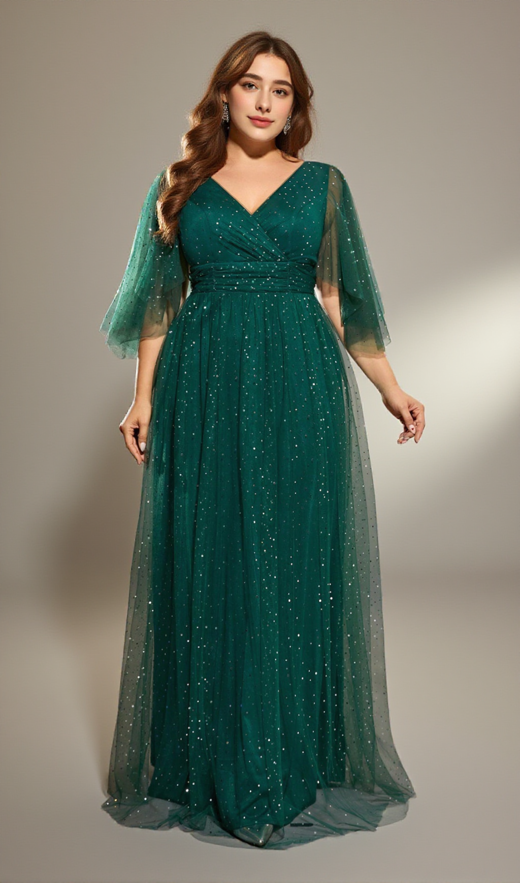 ESTELLE MESH MAXI DRESS