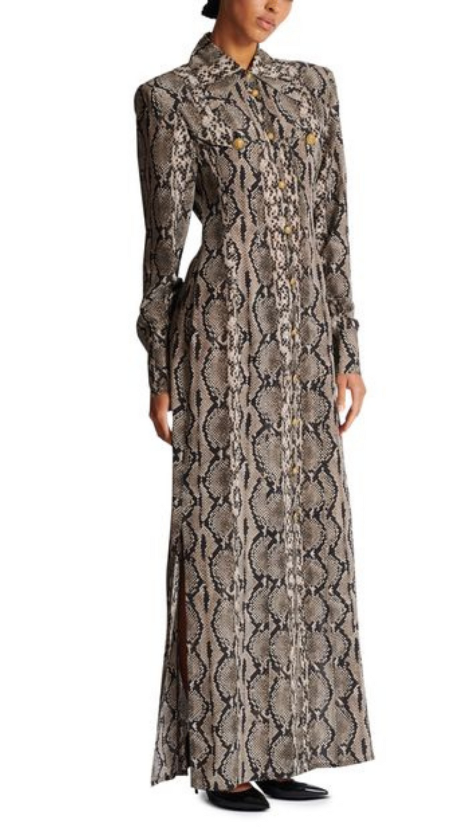 Filis Maxi-Hemdkleid mit Schlangenmuster